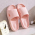 Solid Color Thick Bottom Home Slippers Summer Non-slip Floor Bathroom Slipper Women Men Couples Shoes SnapLux Co