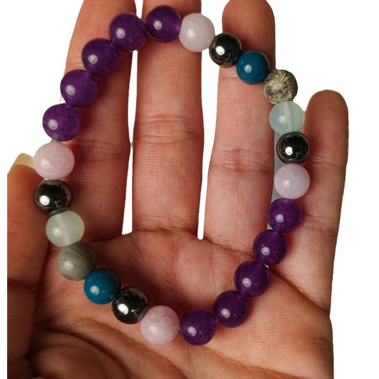 Boho Style 8mm Beaded Bracelet SnapLux Co