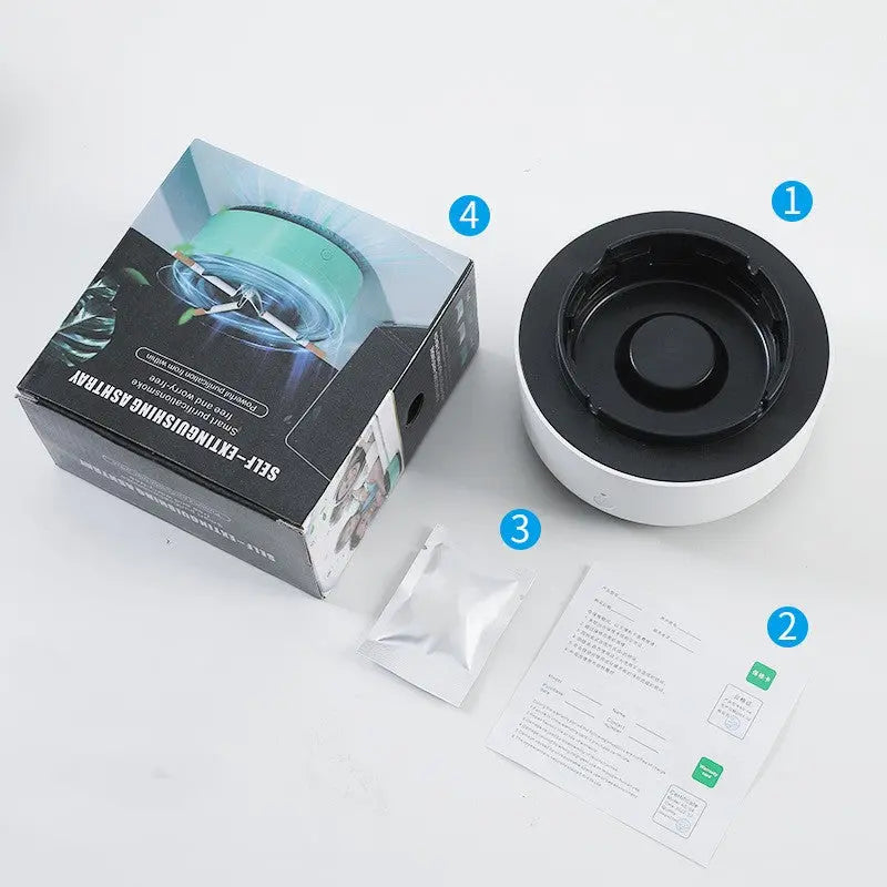 Smoke Removal Air Purification Ashtray Anion Purification Practical Automatic Purifier Ashtray Portable Gadgets For Car Ashtray SnapLux Co