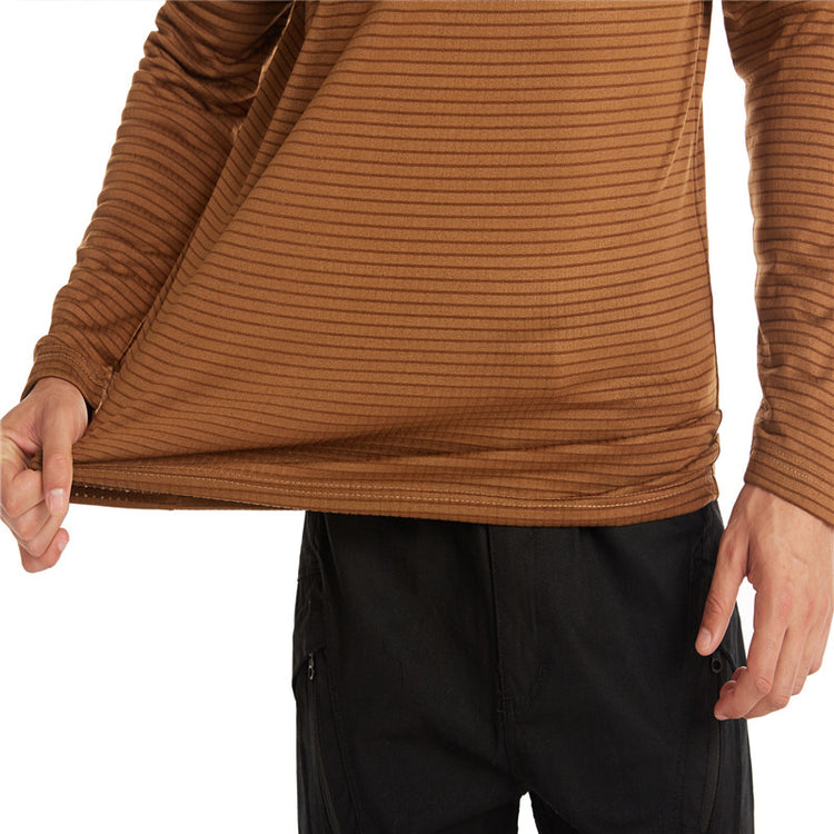 New Fleece Stand Collar Zipper Solid Pullover Shirt SnapLux Co