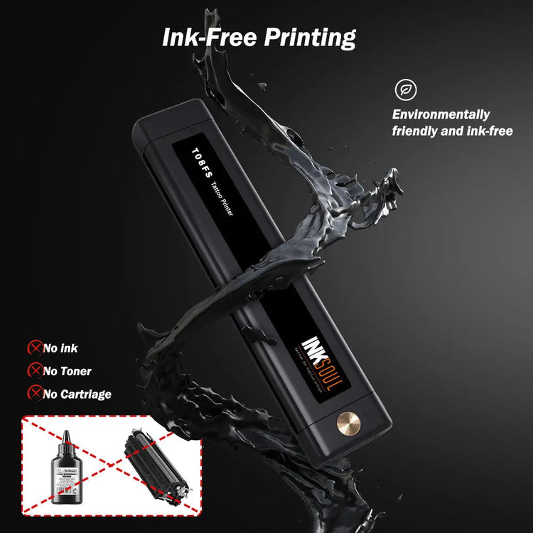 INKSOUL® T08FS Wireless Tattoo Transfer Stencil Printer-Can print shadows INKSOULSUPPLY.COM