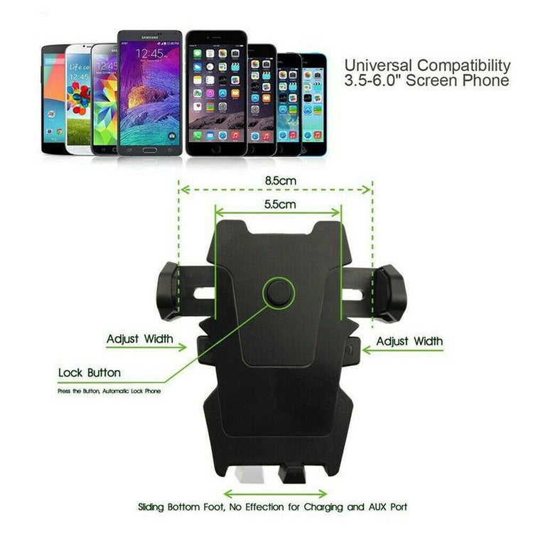 Rotatable In Car Suction Phone Holder Dashboard Windscreen Universal Mount SnapLux Co