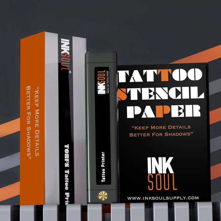 INKSOUL® T08FS Wireless Tattoo Transfer Stencil Printer-Can print shadows INKSOULSUPPLY.COM