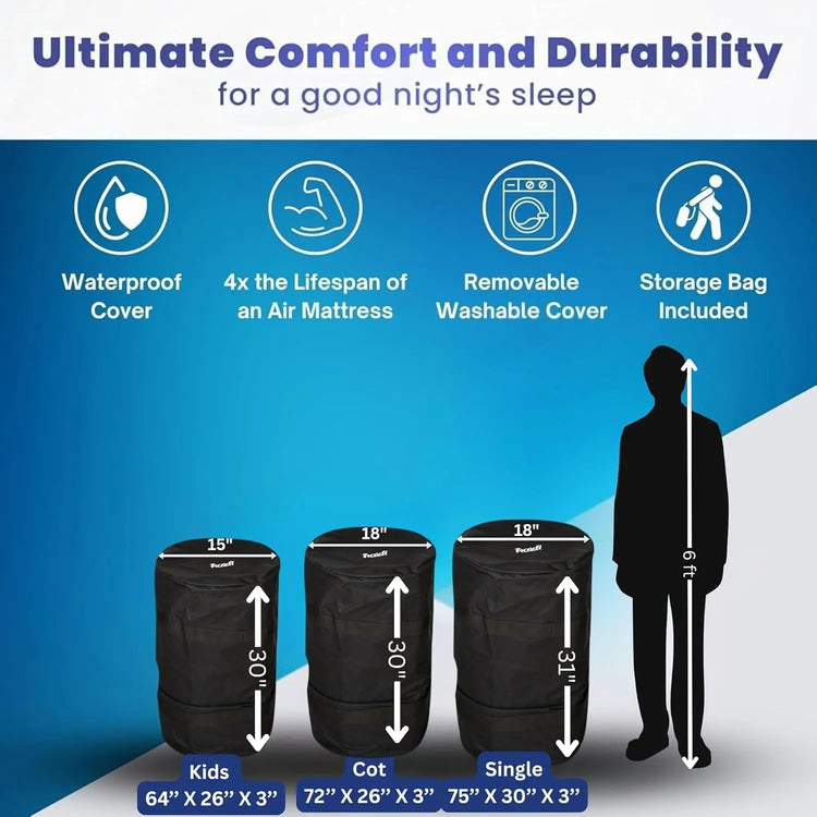 Matrix Air-Cell Memory Foam Camping Mattress Hazli Collection