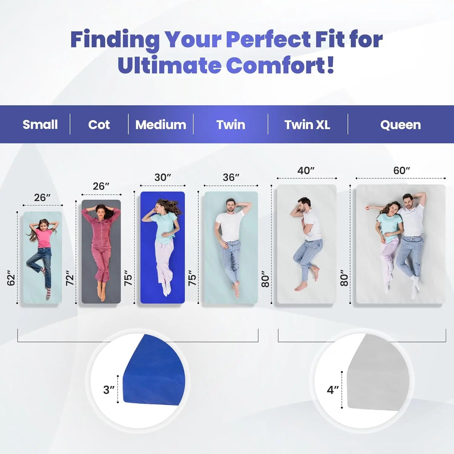 Matrix Air-Cell Memory Foam Camping Mattress Hazli Collection