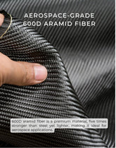 iPhone 17 Pro Max Case - Super Thin | Aramid Fiber | MagSafe - Black ThinBorne