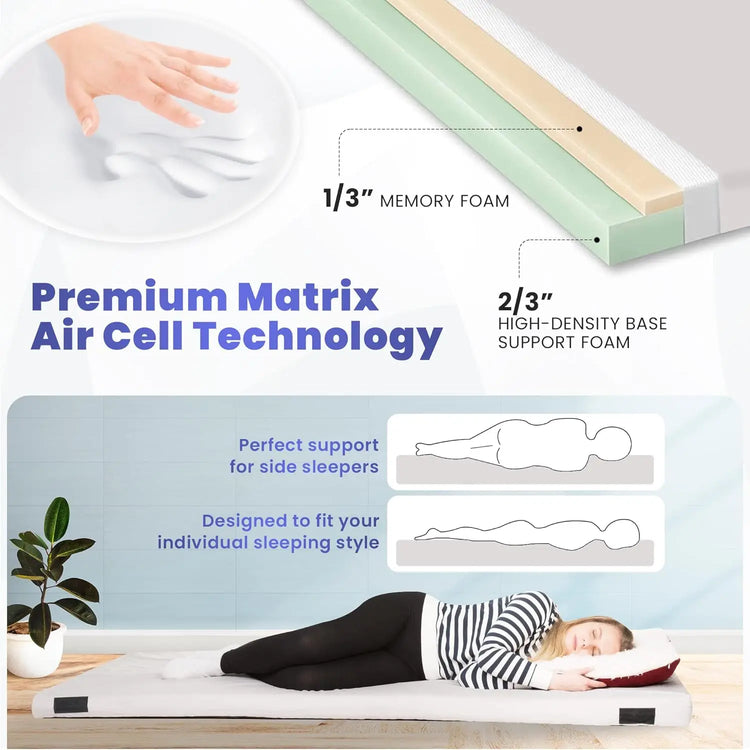Matrix Air-Cell Memory Foam Camping Mattress Hazli Collection