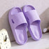 Solid Color Thick Bottom Home Slippers Summer Non-slip Floor Bathroom Slipper Women Men Couples Shoes SnapLux Co