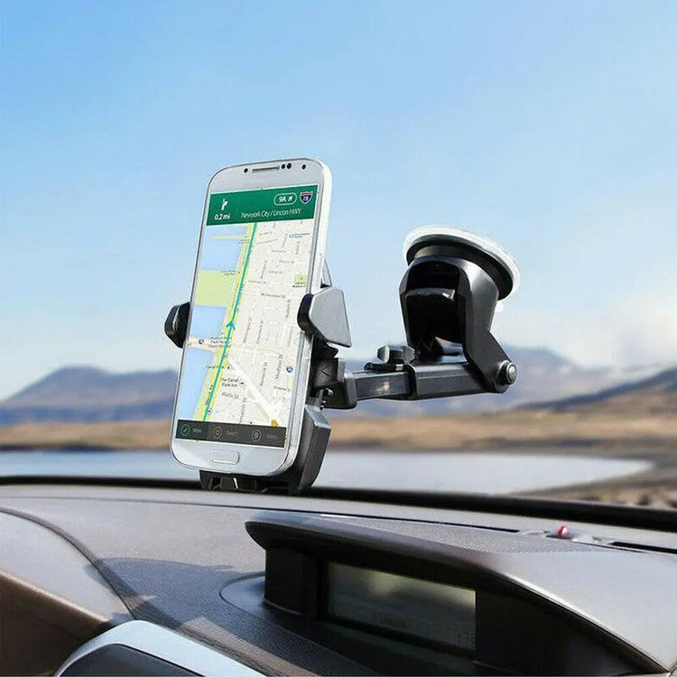 Rotatable In Car Suction Phone Holder Dashboard Windscreen Universal Mount SnapLux Co