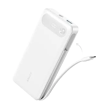 Anker Power Bank (20K, 87W, Built-In USB-C Cable) Anker