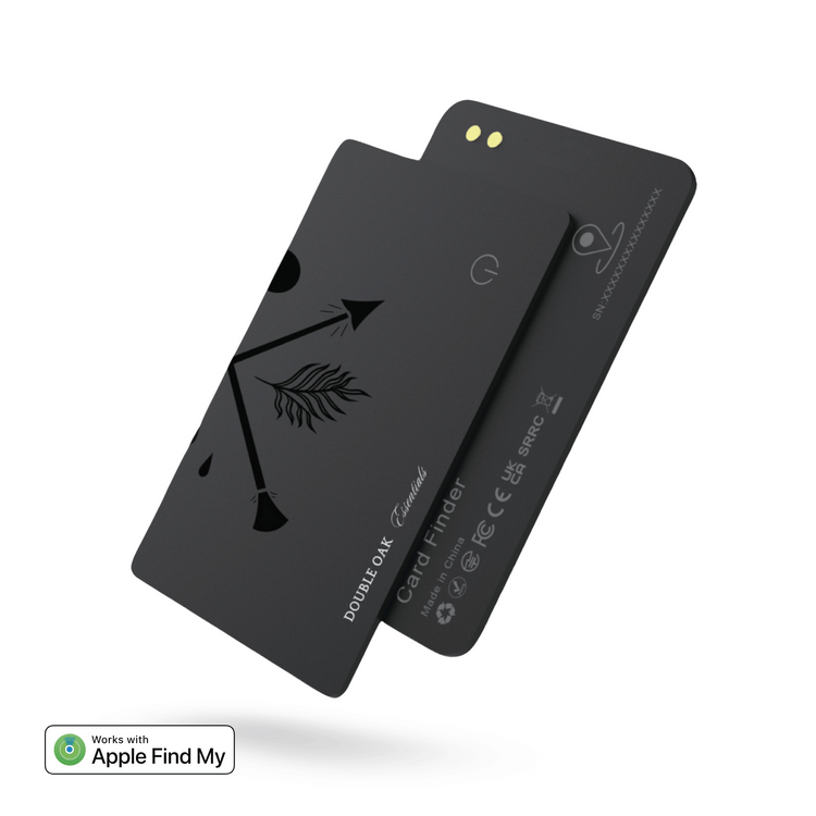 Wallet Tracker Card Double Oak Essentials