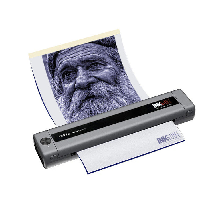 INKSOUL® T08FS Wireless Tattoo Transfer Stencil Printer-Can print shadows INKSOULSUPPLY.COM