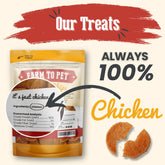 Chicken Chips for Dogs | All-Natural Single-Ingredient Dog Treats Farm To Pet