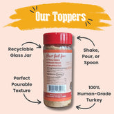 Treat Topper Turkey Dog Food Topper | Healthy Meal Supplement for Dogs Farm To Pet