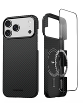 iPhone 17 Pro Max Case - Super Thin | Aramid Fiber | MagSafe - Black ThinBorne