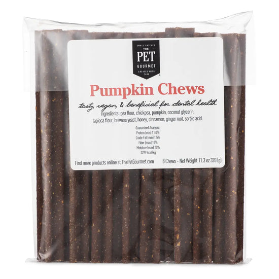 Pumpkin Chew 8 Pack The Pet Gourmet®