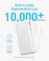 Anker Power Bank (20K, 87W, Built-In USB-C Cable) Anker
