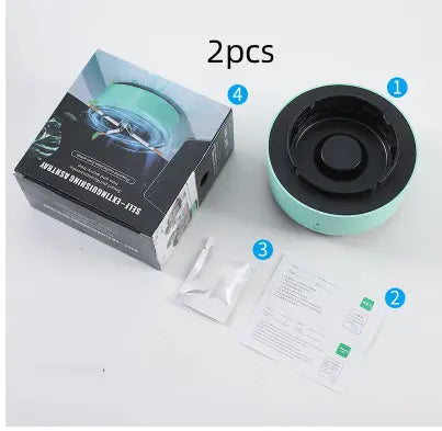 Smoke Removal Air Purification Ashtray Anion Purification Practical Automatic Purifier Ashtray Portable Gadgets For Car Ashtray SnapLux Co