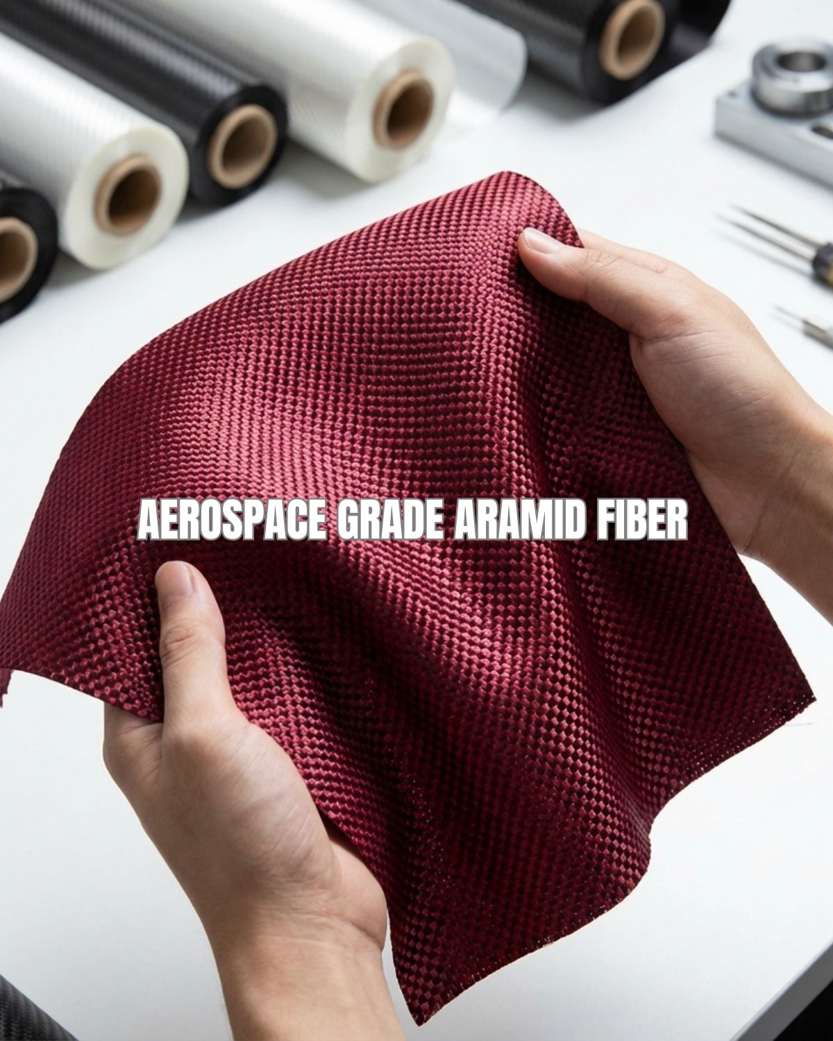 iPhone 17 Pro Max Case - Super Thin | Aramid Fiber | MagSafe - Crimson ThinBorne