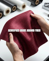 iPhone 17 Pro Max Case - Super Thin | Aramid Fiber | MagSafe - Crimson ThinBorne