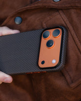 iPhone 17 Pro Max Case - Super Thin | Aramid Fiber | MagSafe - Brown|Black ThinBorne
