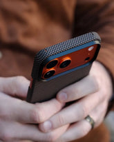 iPhone 17 Pro Max Case - Super Thin | Aramid Fiber | MagSafe - Brown|Black ThinBorne