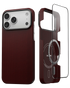 iPhone 17 Pro Max Case - Super Thin | Aramid Fiber | MagSafe - Crimson ThinBorne