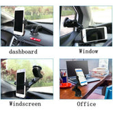 Rotatable In Car Suction Phone Holder Dashboard Windscreen Universal Mount SnapLux Co