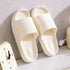 Solid Color Thick Bottom Home Slippers Summer Non-slip Floor Bathroom Slipper Women Men Couples Shoes SnapLux Co