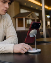 iPhone 17 Pro Max Case - Super Thin | Aramid Fiber | MagSafe - Crimson ThinBorne