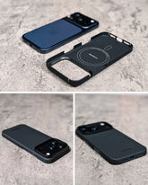 iPhone 17 Pro Max Case - Super Thin | Aramid Fiber | MagSafe - Black ThinBorne