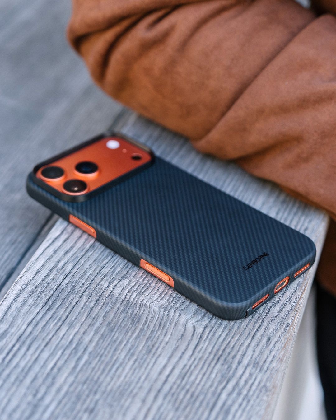 iPhone 17 Pro Max Case - Super Thin | Aramid Fiber | MagSafe - Black ThinBorne
