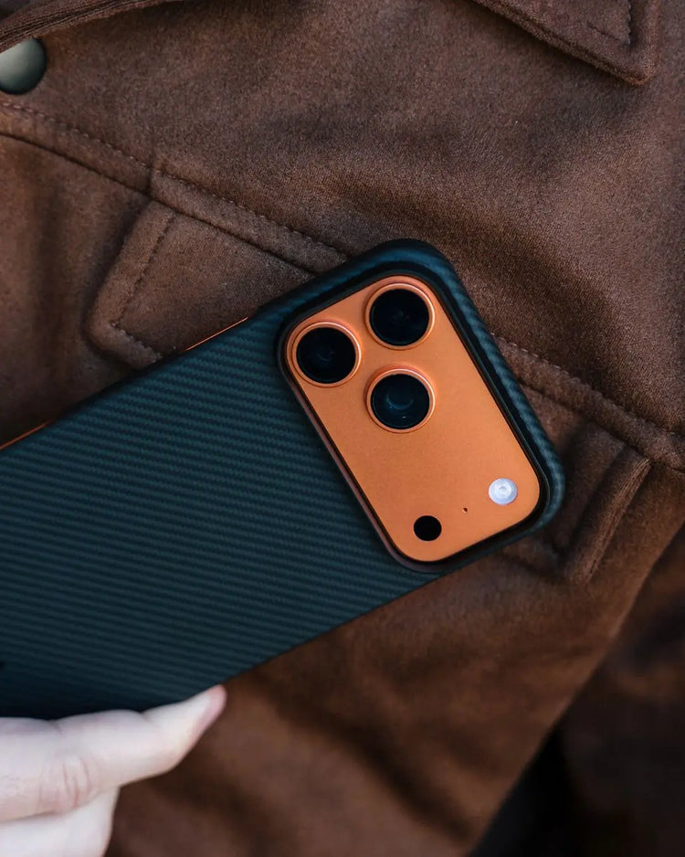 iPhone 17 Pro Max Case - Super Thin | Aramid Fiber | MagSafe - Black ThinBorne