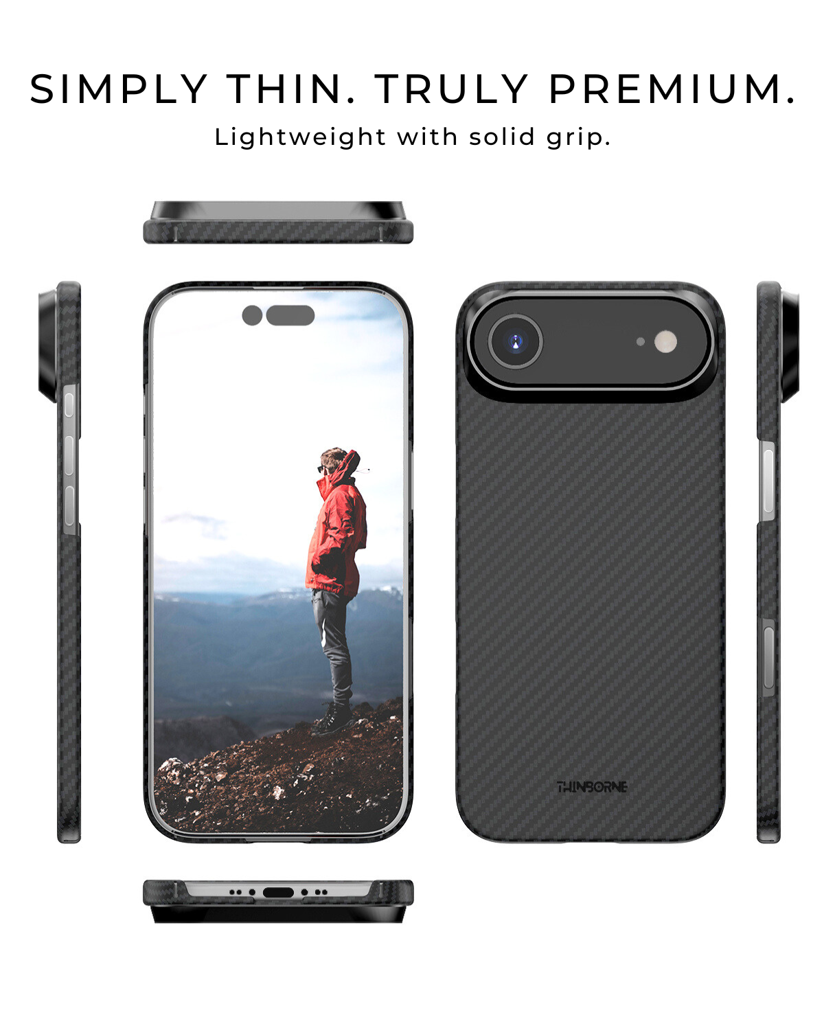 iPhone Air Case - Super Thin | Aramid Fiber | MagSafe ThinBorne