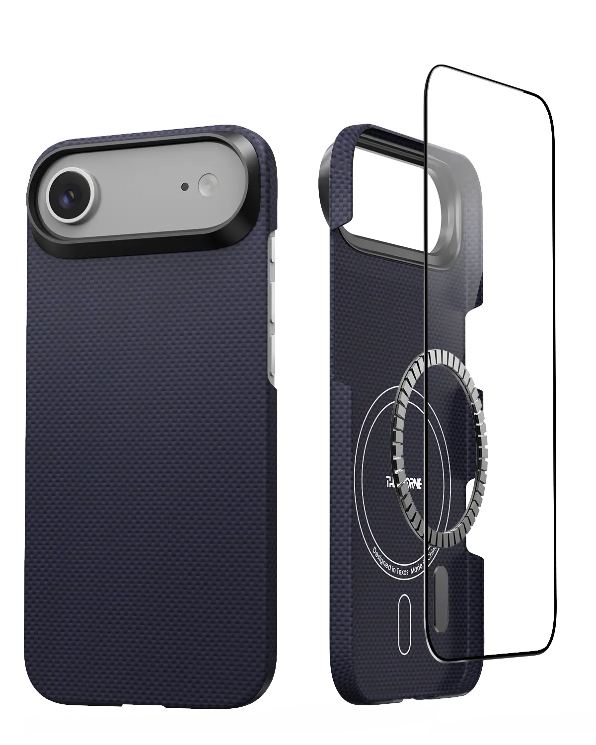iPhone Air Case - Super Thin | Aramid Fiber | MagSafe - Navy ThinBorne