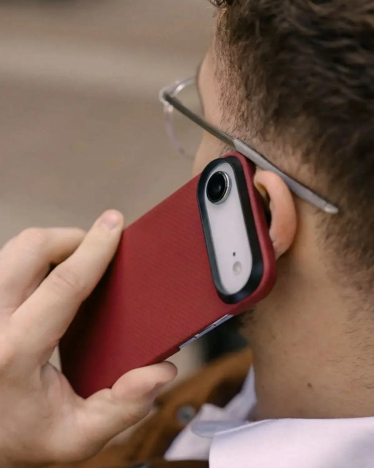 iPhone Air Case - Super Thin | Aramid Fiber | MagSafe - Crimson ThinBorne