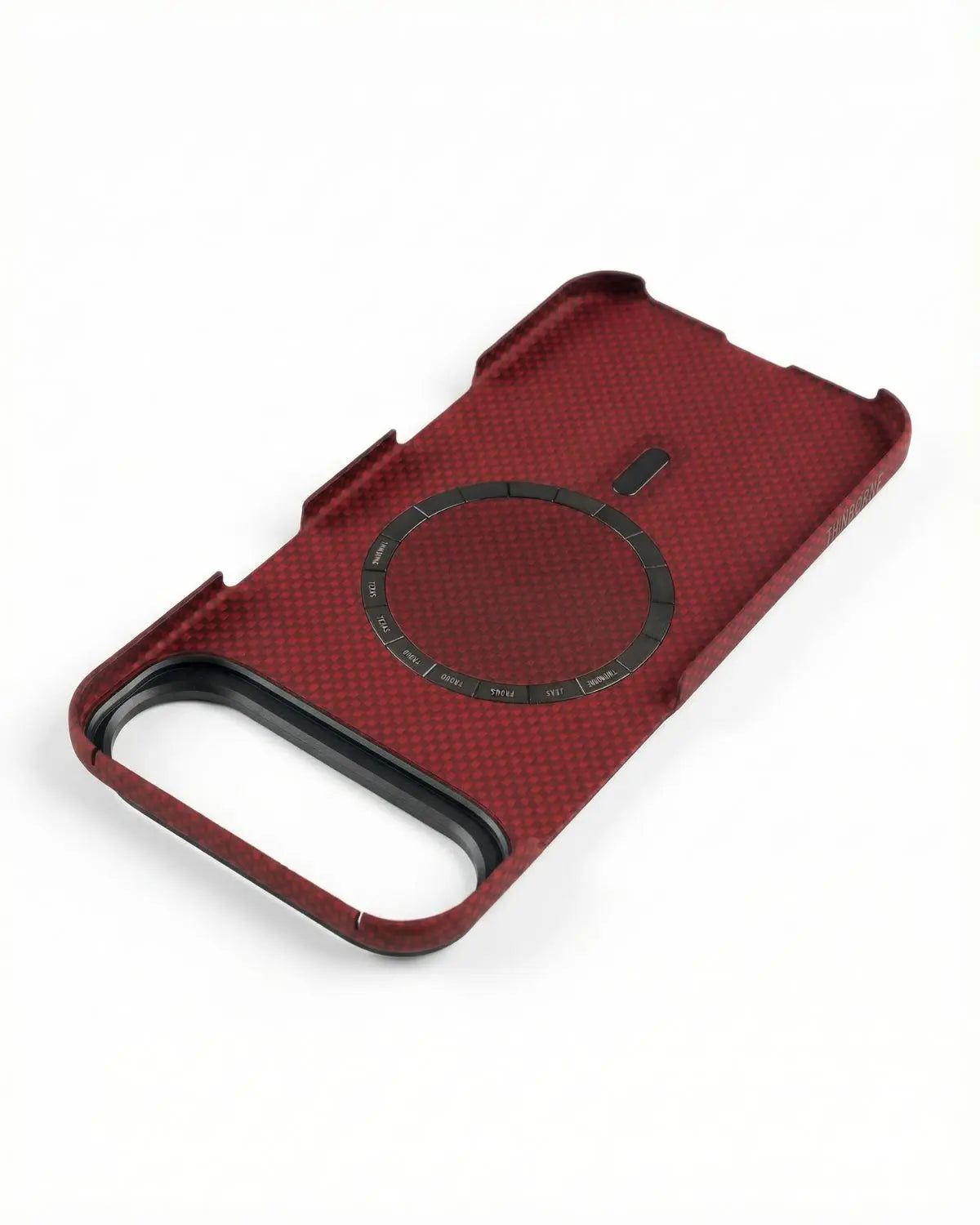 iPhone Air Case - Super Thin | Aramid Fiber | MagSafe - Crimson ThinBorne