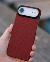 iPhone Air Case - Super Thin | Aramid Fiber | MagSafe - Crimson ThinBorne