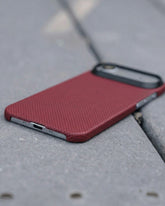 iPhone Air Case - Super Thin | Aramid Fiber | MagSafe - Crimson ThinBorne