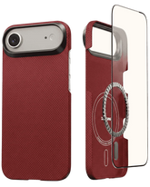 iPhone Air Case - Super Thin | Aramid Fiber | MagSafe - Crimson ThinBorne