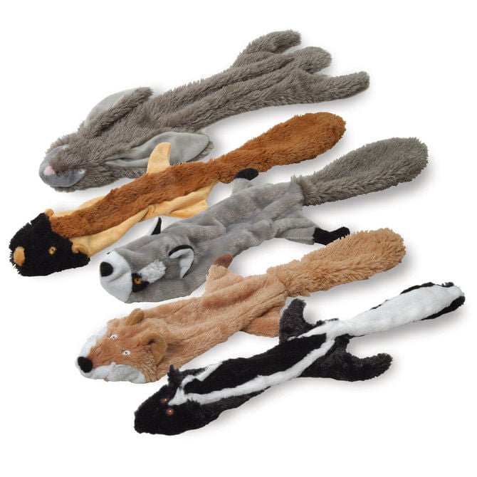 Jeffers Thinnies Unstuffed Plush Dog Toys, 21"L Jeffers