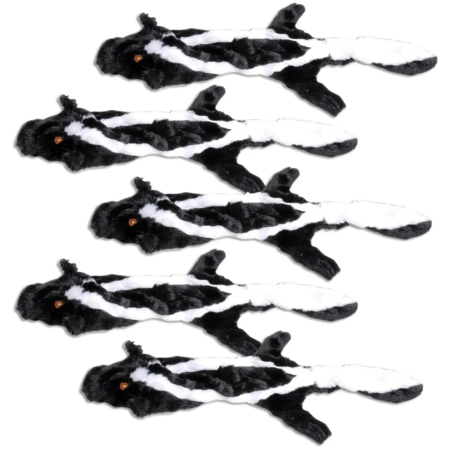 Jeffers Thinnies Unstuffed Plush Dog Toys, 21"L Jeffers