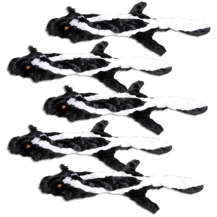 Jeffers Thinnies Unstuffed Plush Dog Toys, 21"L Jeffers